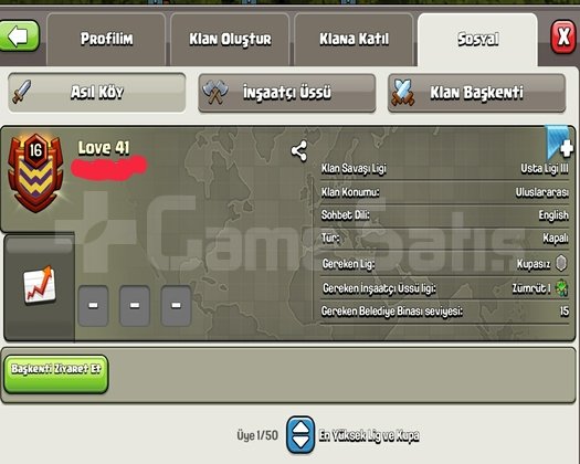 16 LVL Love 41 USTA LİG HEMEN TESLİM