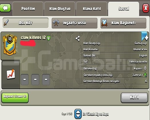 18 LEVEL clan killers 12 HEMEN TESLİM
