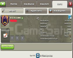 27 LEVEL R.E.R CLANS BAŞKENT 10 MAX HEMEN TESLİM