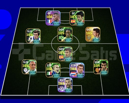 KG 3242 4 BOMBACI+MBAPPE+RAUL+BALE+RONALDİNHO