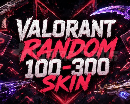 TR GARANTILI 100-300 SKIN VALORANT RANDOM