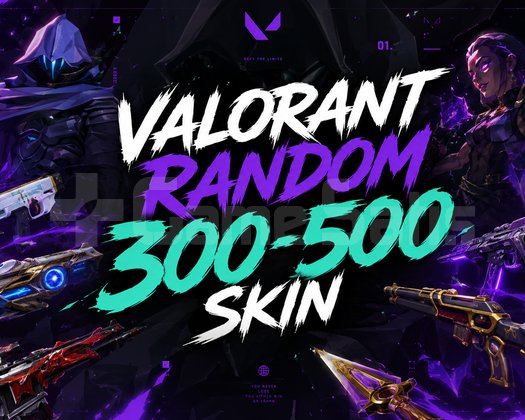 TR GARANTILI 300-500 SKIN VALORANT RANDOM