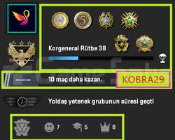 FACEİT+ 8 MADALYA 861 WİN 2057 SAAT SEÇKİN