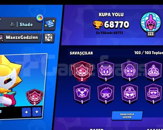 70K FULL KARAKTERLİ NADİR HESAP GELDİİ
