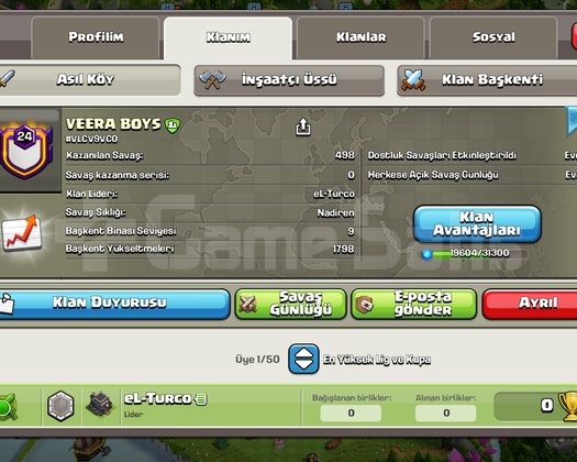24 LEVEL USTA LİG 500 KAZANMA