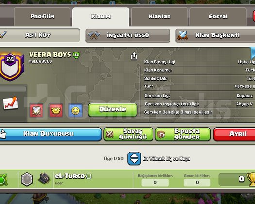 24 LEVEL USTA LİG 500 KAZANMA