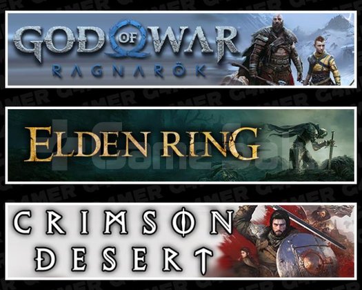 Ragnarök +Elden Ring +Crimson Desert