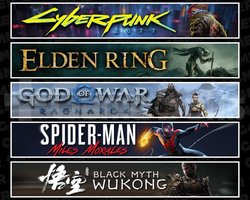 Cyberpunk +Elden +Ragnarök +Miles +Wukong