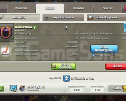 28 seviye BARCELONA mukemmel klan