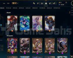 EUW | 611 KOSTÜM 133K ÖZ 763 LVL EFSANE MAİL HESAP