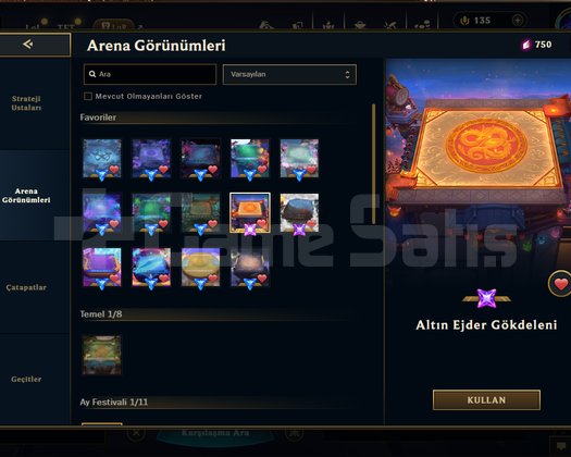 BOL CHİBİLİ VE ARENALI TFT HESABI