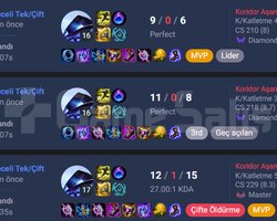 WEST MASTER OYUNCUDAN 85+ WR BİREYSEL ELO BOOST