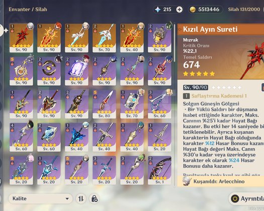 AR 57 C1 Mavuika+Bis C1 Varka Flins Nefer