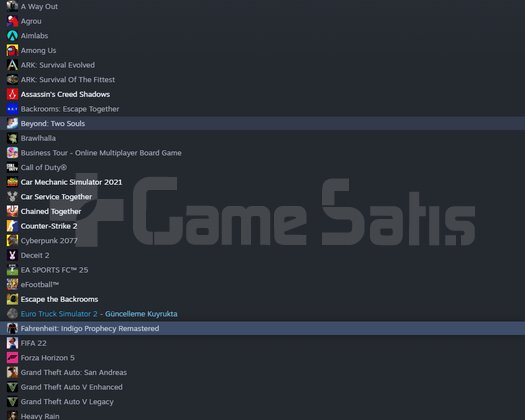 Satilik Steam Hesap