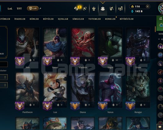 FULL KARATER 4 PRESTİJ DOLU DİA GÖRMÜŞ HESAP