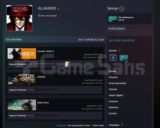 ANINDA | PRİME + RUST + RANK HAZIR + MADALYA !