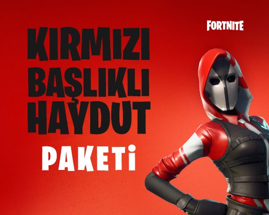Fortnite Kırmızı Başlıklı Haydut Paketi