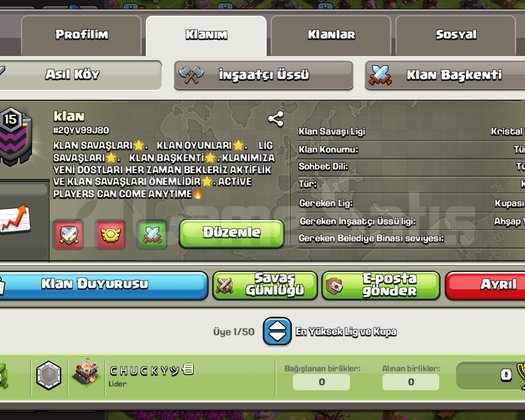 15 level harika klan