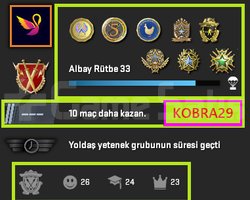 FACEİT+ 9 MADALYA 585 WİN 2060 SAAT SEÇKİN