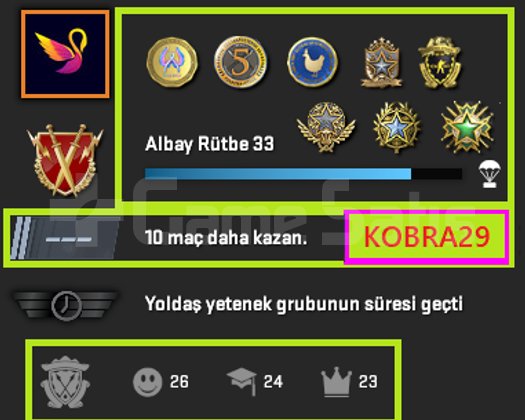 FACEİT+ 9 MADALYA 585 WİN 2060 SAAT SEÇKİN