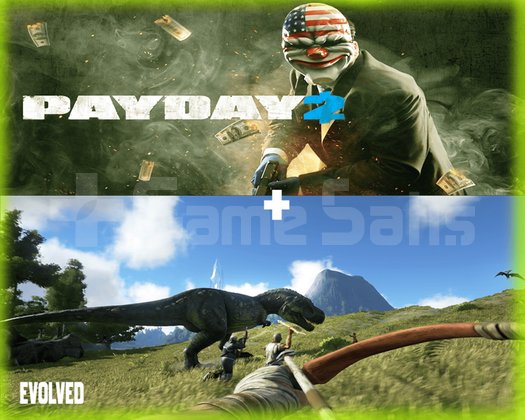 2 OYUN ARK EVOLVED + PAYDAY 2 OFFLINE