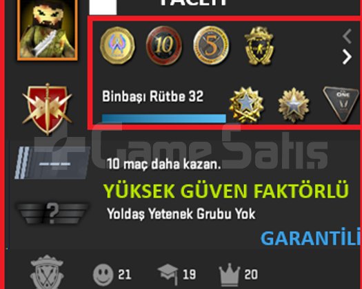 ANINDA TESLİM | 7 MADALYA | 686 SAAT | FACEIT