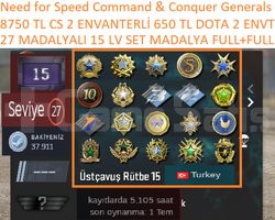 27 MADALYALI SET MADALYA FULL+FULL 8750+650 TL CS