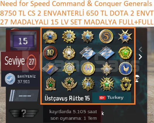 27 MADALYALI SET MADALYA FULL+FULL 8750+650 TL CS