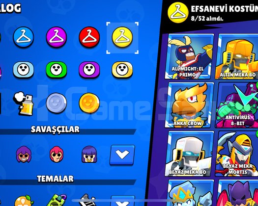 Brawl stars 90K+ kupa hesap