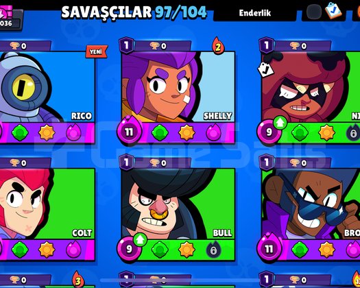 Brawl stars 90K+ kupa hesap