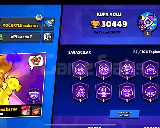 Poco main 67 karakter 30K+ kupa
