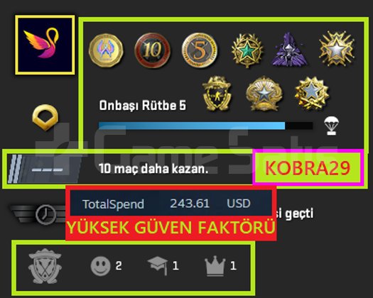 FACEİT+ 10 MADALYA 406 WİN 1289 SAAT SEÇKİN