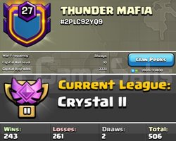 27sv Thunder Mafia Kristal2 BaşkentMax HemenTeslim