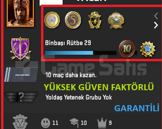 ANINDA TESLİM | 7 MADALYA | 1804 SAAT | FACEIT
