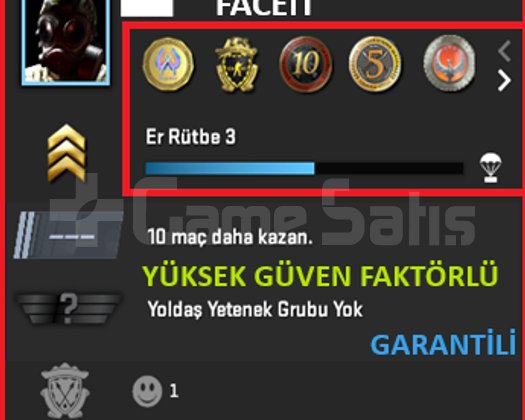 ANINDA TESLİM | 5 MADALYA | 507 SAAT | FACEIT