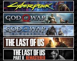 Cyberpunk +GOW +Ragnarök +TLOU1 +2