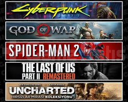 Cyberpunk +GOW +Spider 2 +TLOU2 +Uncharted