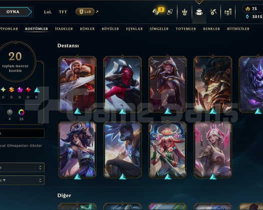 TR // DIA4 60 WR// 20 SKIN // +30 -10 GELİYOR