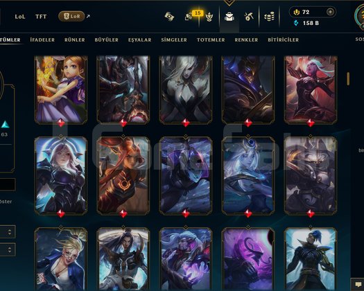 488 LVL + 187 KOSTÜM + 135 HERO + GOLD 2 + MAİL!
