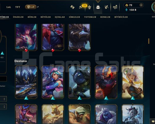 488 LVL + 187 KOSTÜM + 135 HERO + GOLD 2 + MAİL!