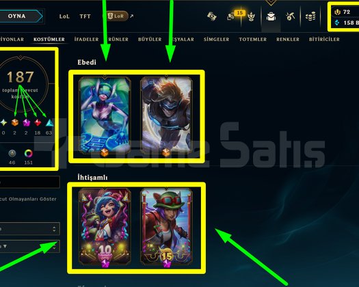 488 LVL + 187 KOSTÜM + 135 HERO + GOLD 2 + MAİL!
