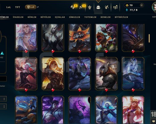 189 LVL + 122 KOSTÜM + 172 HERO + 77K ÖZ + MAİL!