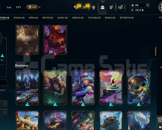 189 LVL + 122 KOSTÜM + 172 HERO + 77K ÖZ + MAİL!