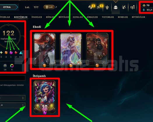 189 LVL + 122 KOSTÜM + 172 HERO + 77K ÖZ + MAİL!