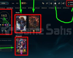 481 LVL + 163 KOSTÜM + 2.096 RP + ELMAS 4 + MAİL!