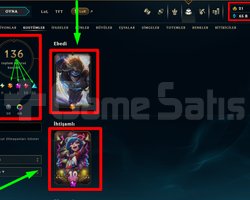 TR + 299 LVL + 136 KOSTÜM + ZÜMRÜT 1 + MAİL!