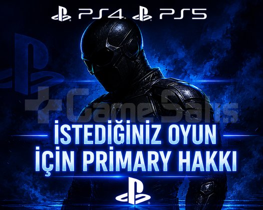 İSTEDİĞİNİZ OYUN İÇİN ANA HESAP HAKKI PRİMARY