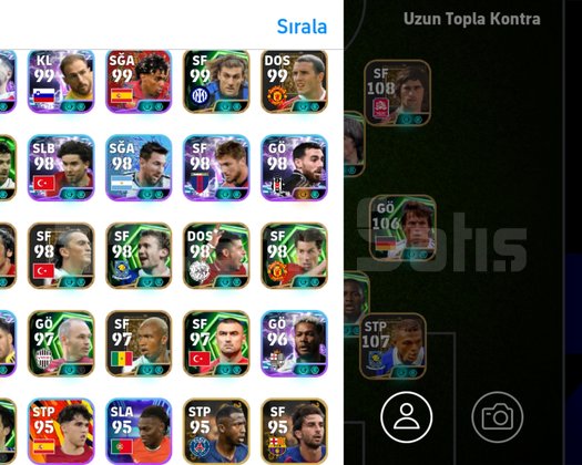 SATILIK ÇOK GÜÇLÜ eFootball HESABI  3322 KOLEKTİF