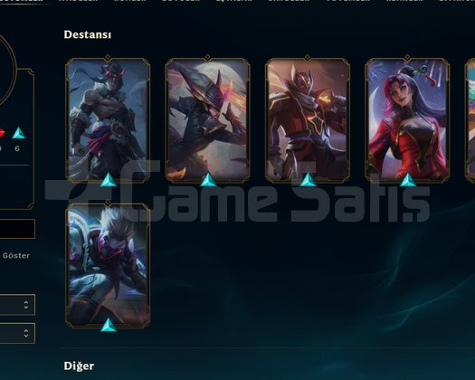 EUW / 72 şamp / 14 kostüm / 111 seviye / handmade
