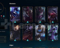 EUW / 61 Şampiyon / 20 Kostüm / 81 Level / Handmad